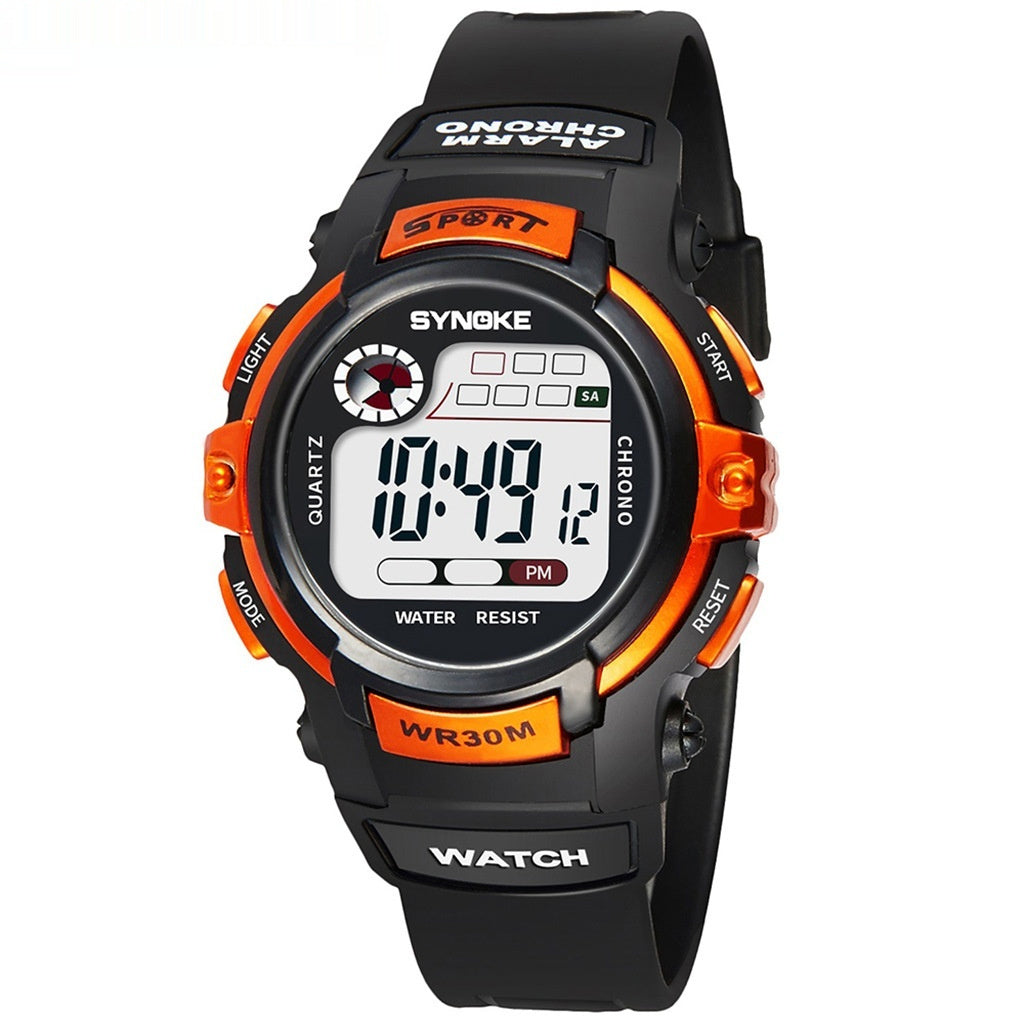 Student Electronic Luminous Waterproof Sports Watch