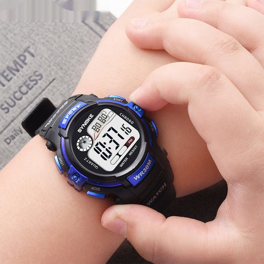 Student Electronic Luminous Waterproof Sports Watch