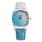 Fashion Casual Retro Rainbow Design Watch Women Analog Quartz Wristwatches Clock   Elegant Lady Wristwatch Woman Time