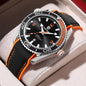 Sports Quartz Watch Men's Silicone Strap Waterproof Calendar Fashion